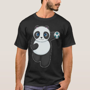 Panda Handball player Handball T-Shirt