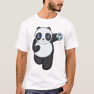 Panda Handball player Handball T-Shirt