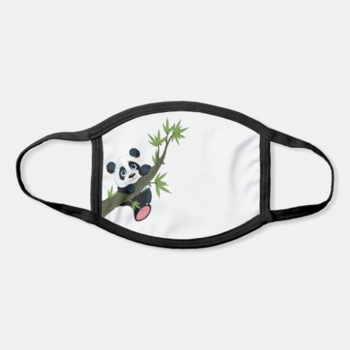 Panda Hanging On Face Mask