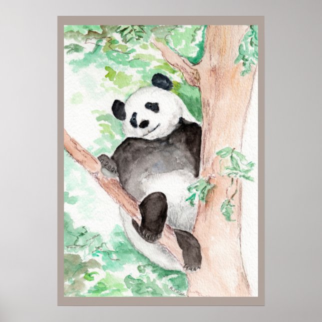 Panda, Hanging Out Poster (Front)
