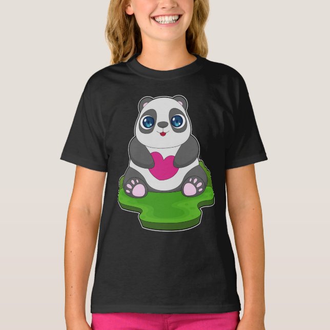 Panda Heart T-Shirt (Front)