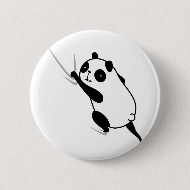 Panda Hitch hittuki-panda Button (Front)