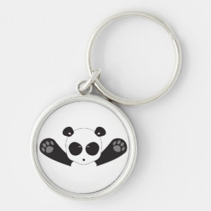 Panda Hugs Keychain