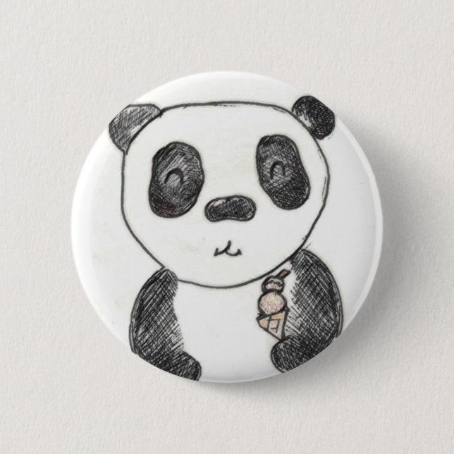panda ice button (Front)