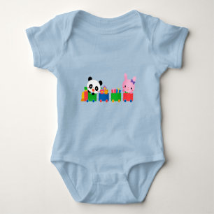 Panda illustration Design Baby Jersey Bodysuit