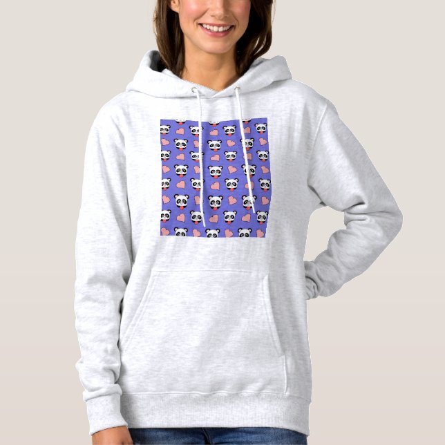 Panda illustration design Hoodie (Front)