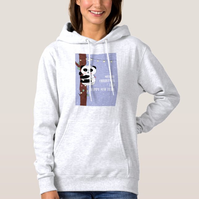 Panda illustration design Hoodie (Front)
