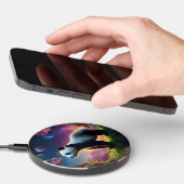 Panda in a Fantasy Garden Wireless Charger (Hand)