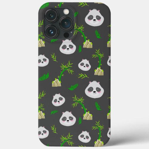 Panda in the bamboo jungle Wrapping Paper iPhone 13 Pro Max Case