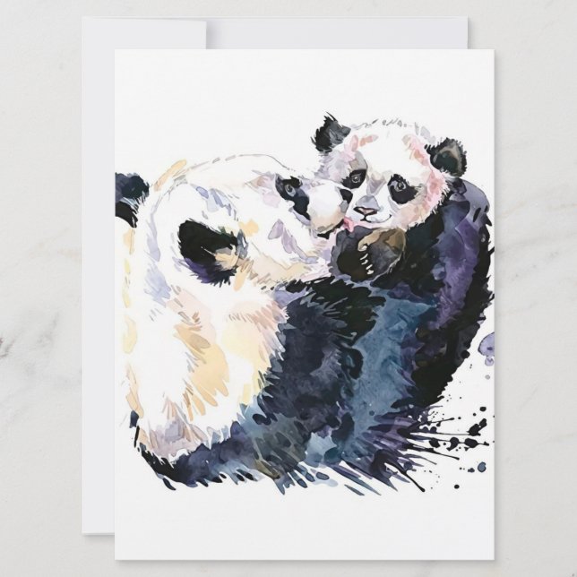 Panda in the Forest | Panda Family (Front)