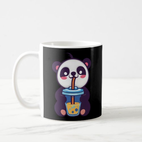 Panda Japanese Bubble Boba Tea  Coffee Mug