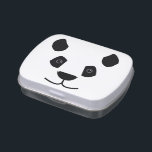 Panda Jelly Belly Tin<br><div class="desc">Panda face simple vector. U may add your own text like a "looking for bamboo", or just simple text like a "I'm Cute".</div>