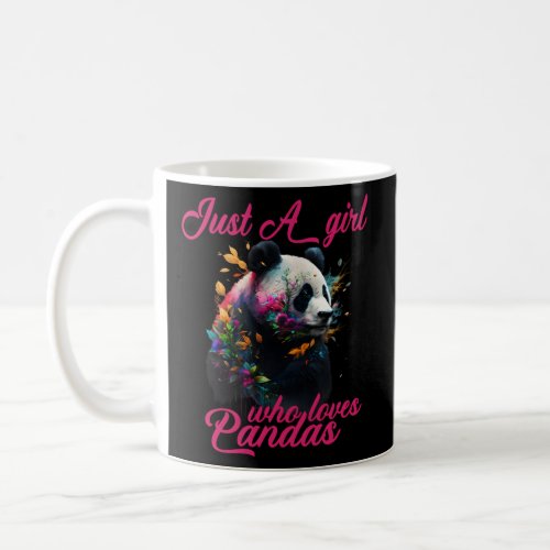 Panda Just A Who Loves Pandas  Coffee Mug