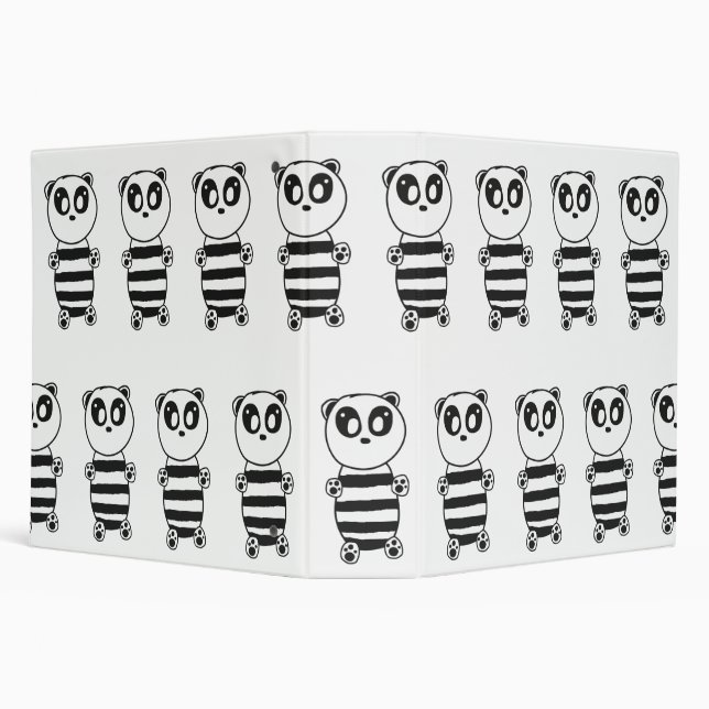 Panda Kids 3 Ring Binder (Background)