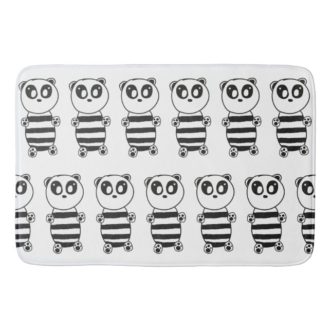 Panda Kids   Bath Mat (Front)