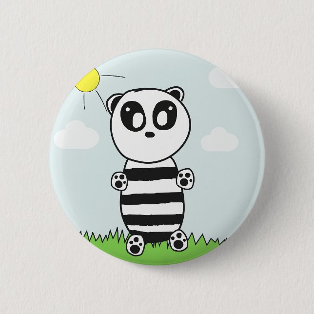 Panda Kids  Button (Front)