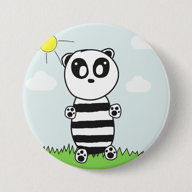 Panda Kids  Button (Front)