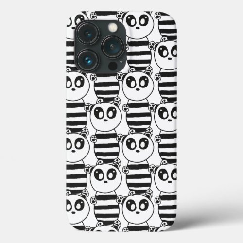 Panda Kids  iPhone 13 Pro Case