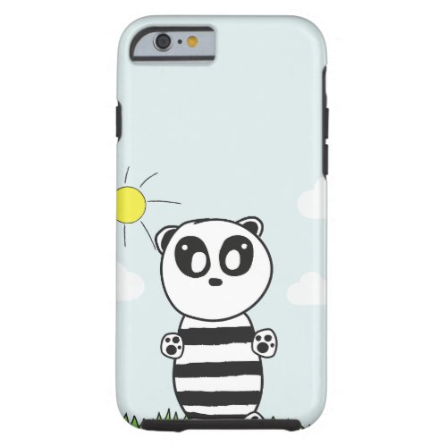 Panda Kids  Tough iPhone 6 Case