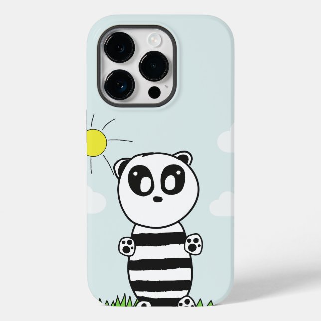 Panda Kids  Ceramic Ornament Case-Mate iPhone Case (Back)