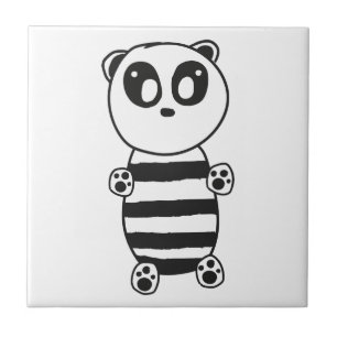 Panda Kids  Ceramic Tile