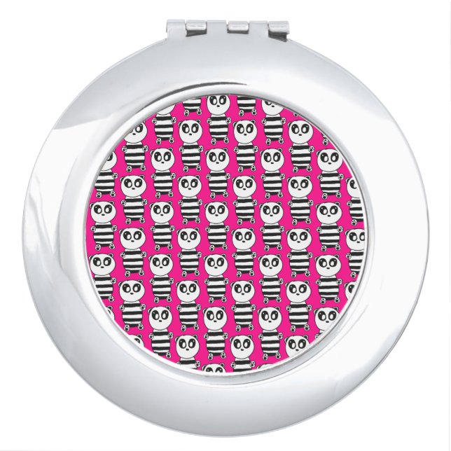 Panda Kids  Compact Mirror (Front)