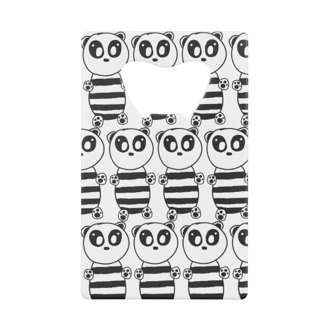 Panda Kids Credit Card Bottle Opener (Front)