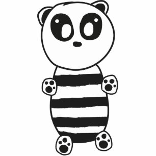 Panda Kids  Cutout