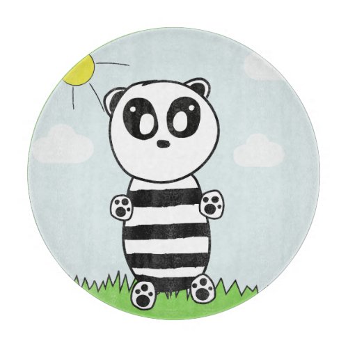 Panda Kids   Cutting Board