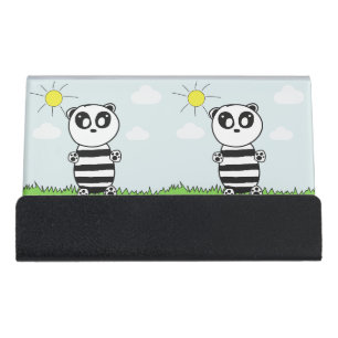 Panda Kids Desk Business Card Holder