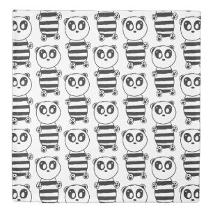 Panda Kids  Duvet Cover
