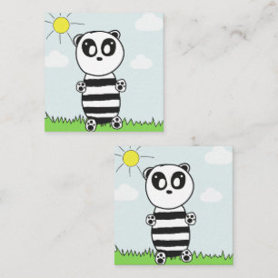 Panda Kids  Enclosure Card