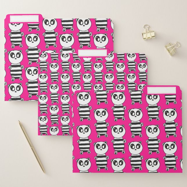 Panda Kids  File Folder (Set)