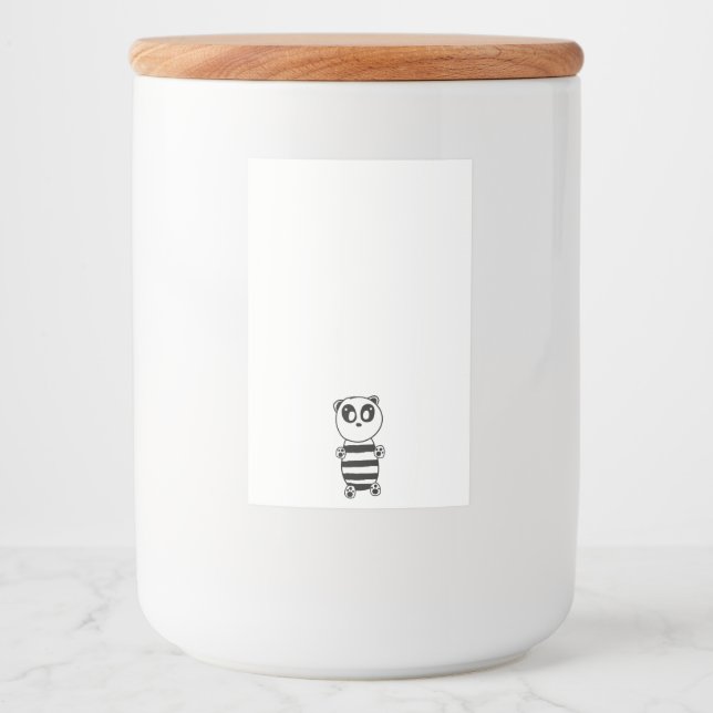 Panda Kids  Food Label (Front)