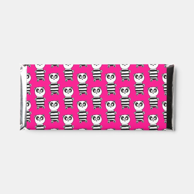 Panda Kids  Hershey Bar Favors (Front)