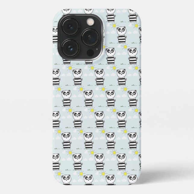 Panda Kids   iPhone Case