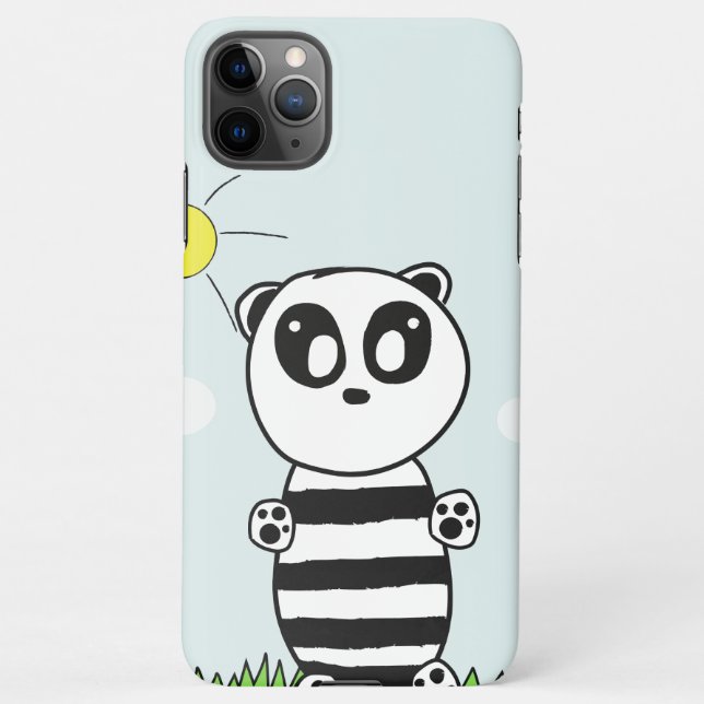 Panda Kids    iPhone Case (Back)