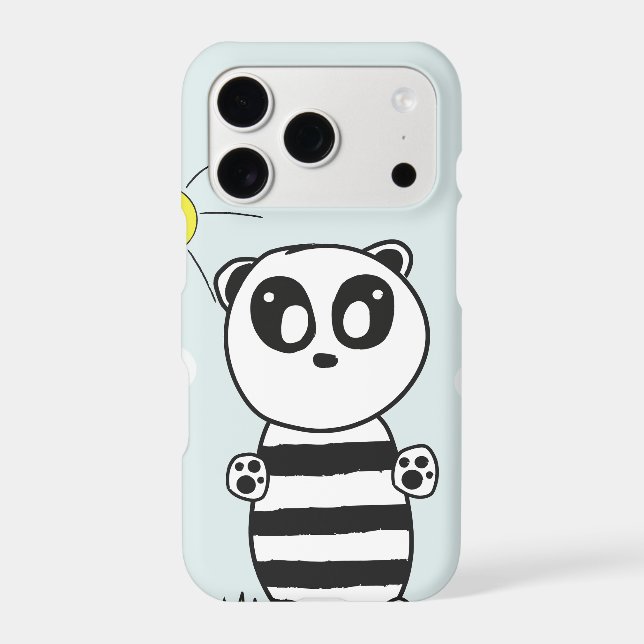 Panda Kids    Iphone Case (Back)
