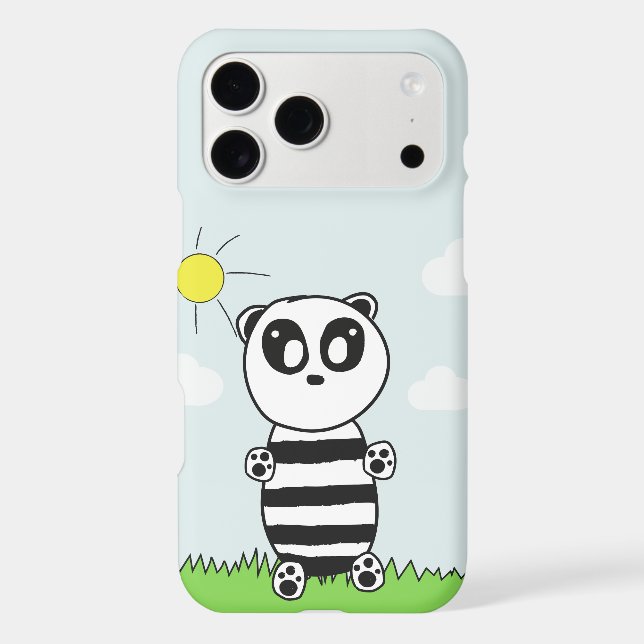 Panda Kids   iPhone Case (Back)