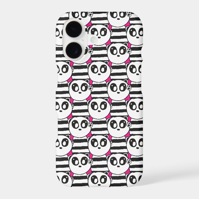 Panda Kids  iPhone Case (Back)