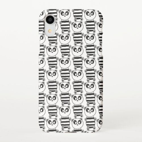 Panda Kids  iPhone XR Case