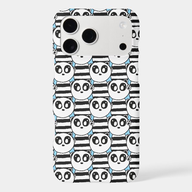 Panda Kids  iPhone Case (Back)