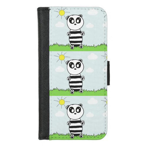 Panda Kids   iPhone 87 Wallet Case