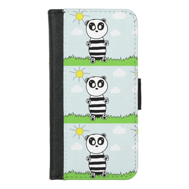 Panda Kids   iPhone Wallet Case (Front)