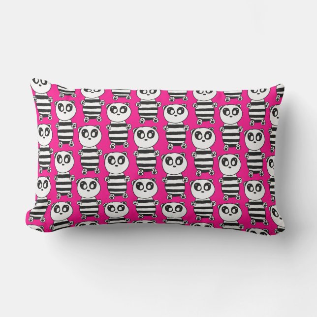Panda Kids  Lumbar Pillow (Front)