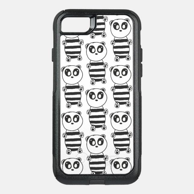 Panda Kids    Otterbox iPhone Case (Back)