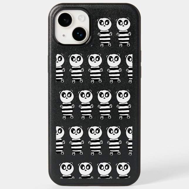 Panda Kids  Otterbox iPhone Case (Back)