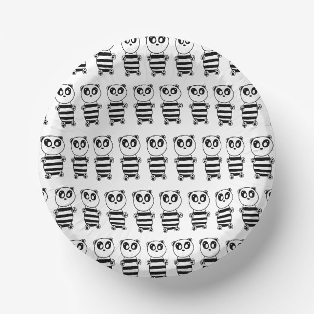Panda Kids    Paper Bowls (Front)
