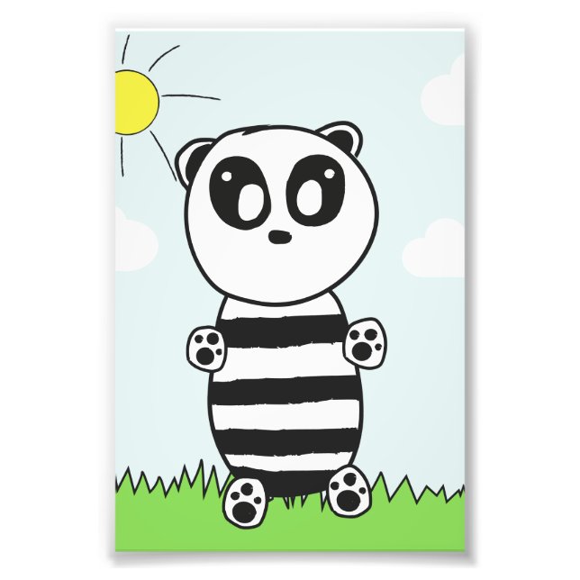 Panda Kids  Photo Print (Front)