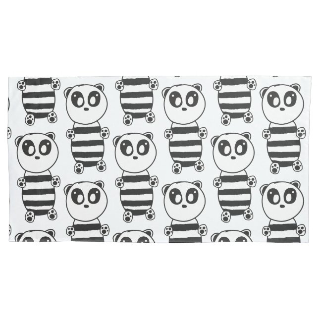 Panda Kids   Pillow Case (Front)